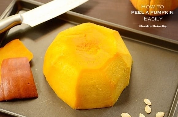 Peeling Pumpkin Easily For Cooking Easy And Delish