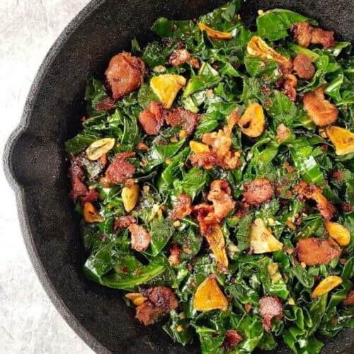 SAUTEED COLLARD GREENS