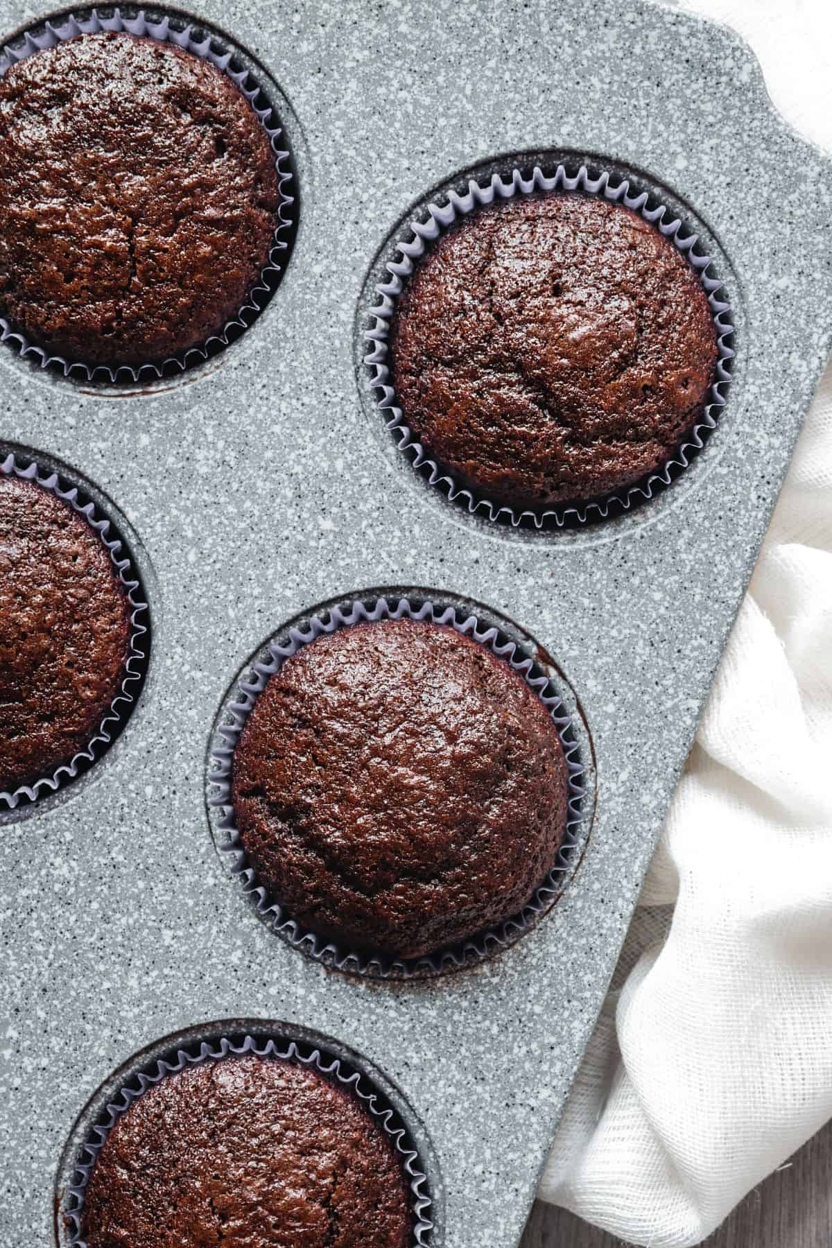 Baked goods in a muffin tin.