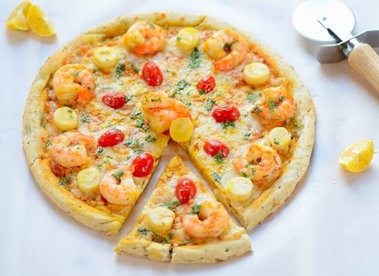 how to make shrimp pizza