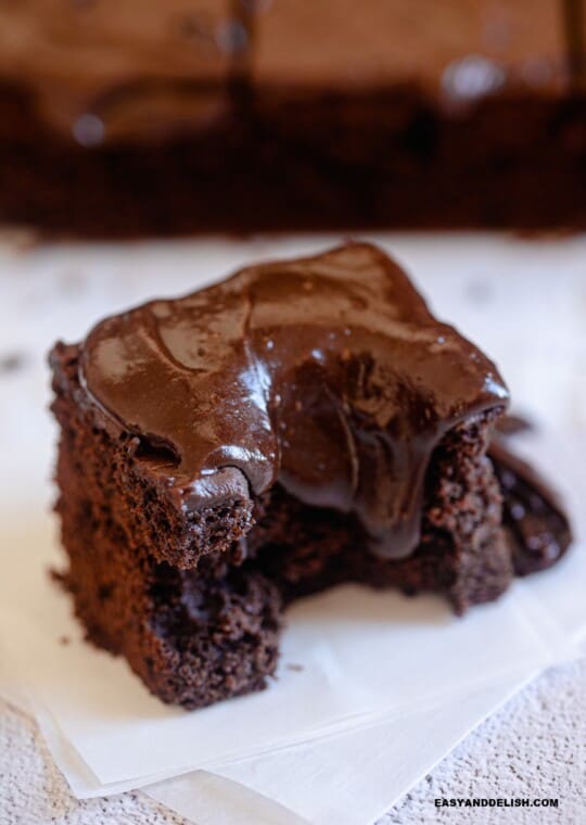 Dairy-Free Chocolate Cake (Nega Maluca) - Easy and Delish