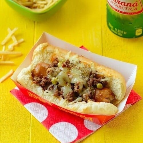 Brazilian Hot Dog (Cachorro Quente) - Easy and Delish