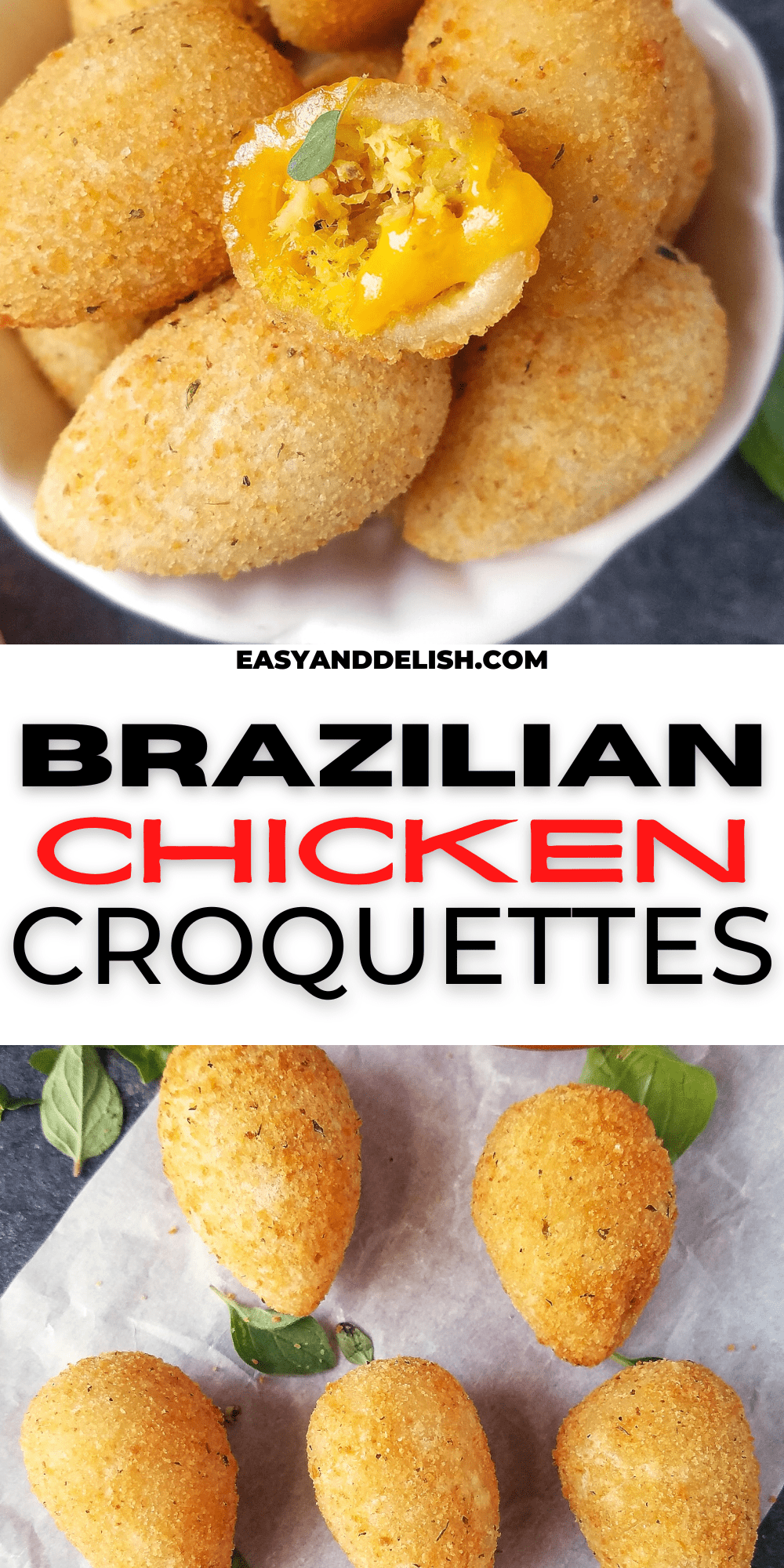 Coxinha (Brazilian Chicken Croquettes Recipe) - Easy And Delish