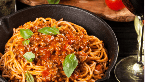 Spaghetti with Meat Sauce - Easy and Delish