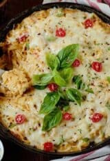 Creamy Chicken Bacon Pasta Bake - Easy and Delish