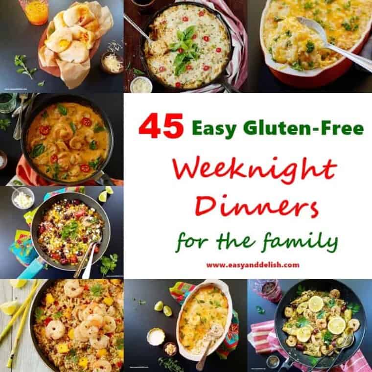45 Easy Gluten-Free Weeknight Dinners for the Family - Easy and Delish