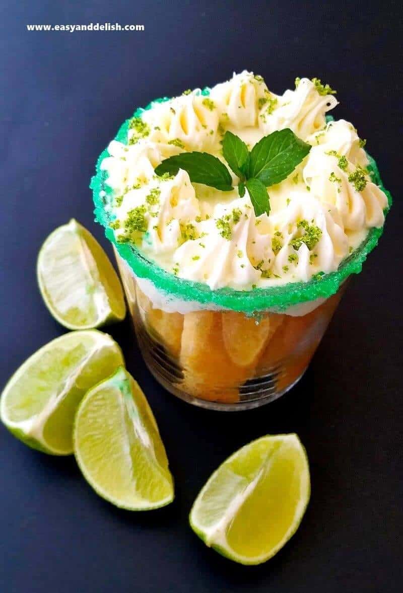 Quick Coconut Lime Margarita Tiramisu - Easy and Delish