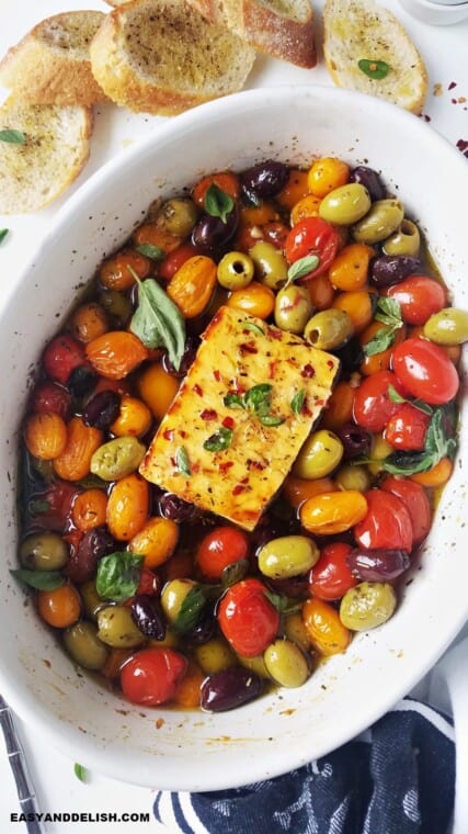 Baked Feta Recipe - Easy and Delish