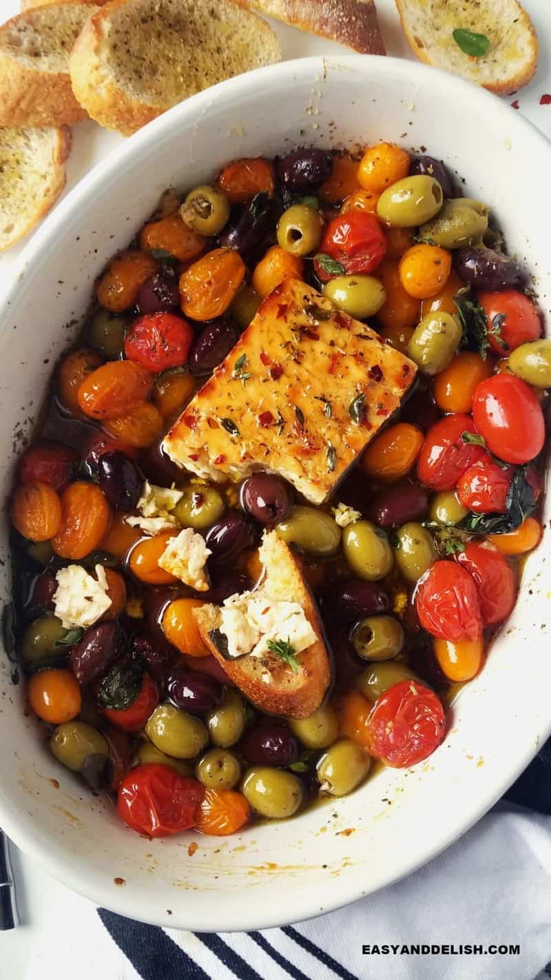 Baked Feta Recipe - Easy and Delish