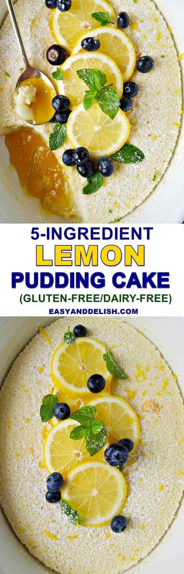 Lemon Pudding Cake Recipe - Easy and Delish