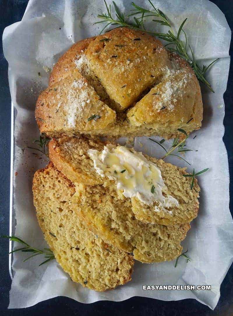 Easy No Yeast Bread Recipe (Oven/Crockpot) - Easy and Delish