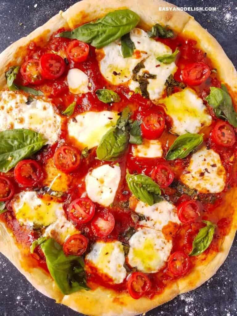 Best Homemade Margherita Pizza Recipe (5 Ingredients) - Easy and Delish