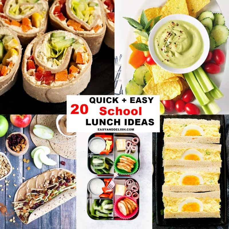 Back to School Kids Lunch Ideas - Easy and Delish