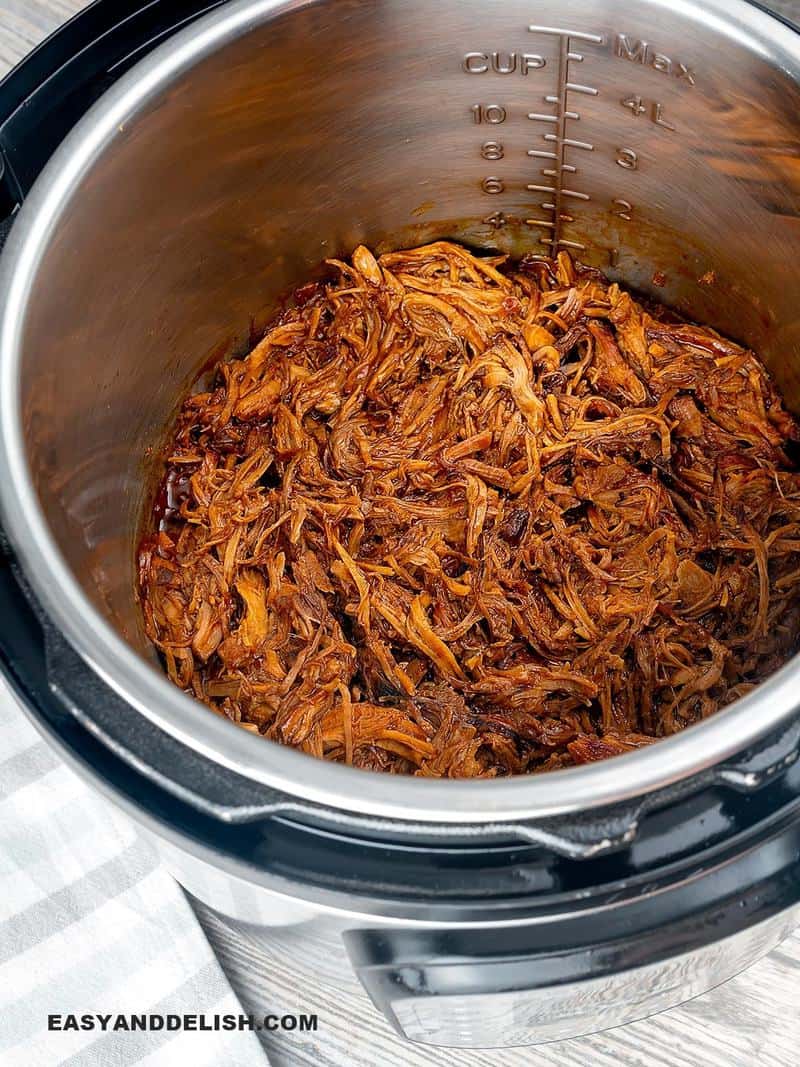 Easy Instant Pot/Pressure Cooker Pulled Pork Recipe - Easy and Delish