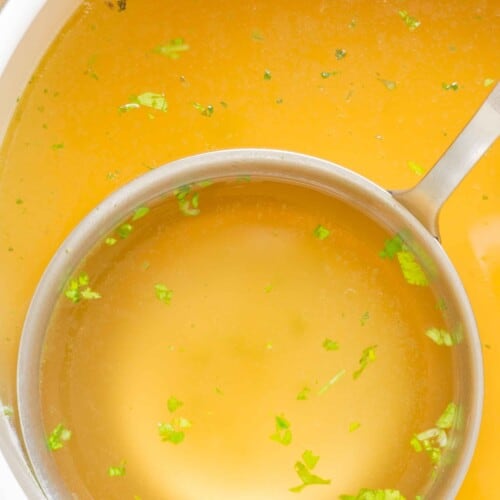 Canja de Galinha ❦ Portuguese Chicken Soup (Bone Broth)