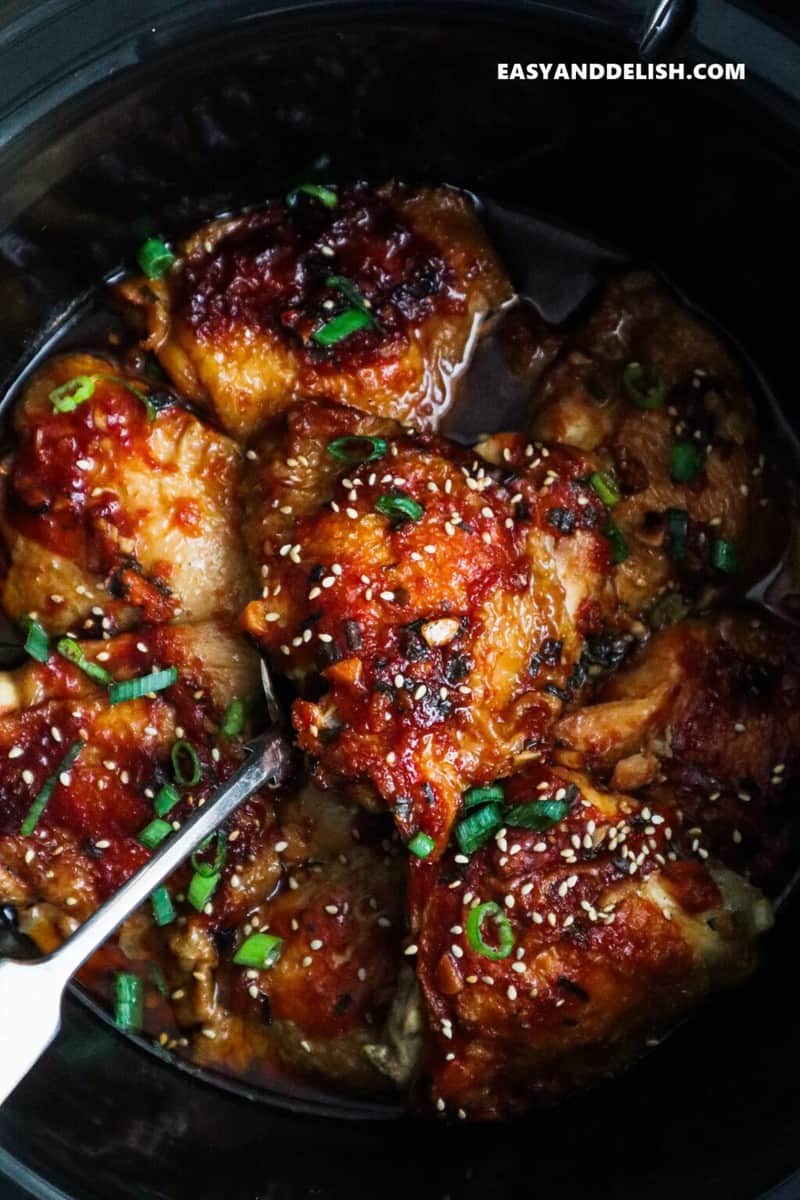 Slow Cooker Chicken Thighs Easy And Delish