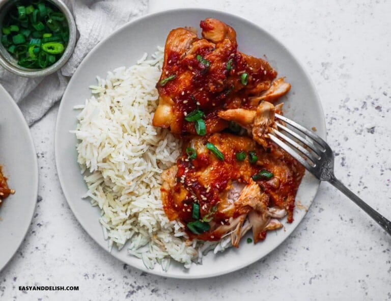 Slow Cooker Chicken Thighs - Easy and Delish