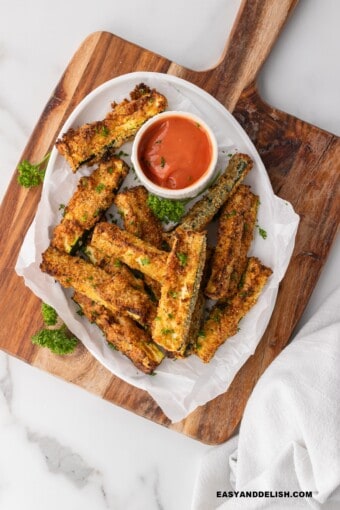 Air Fryer Zucchini - Easy and Delish