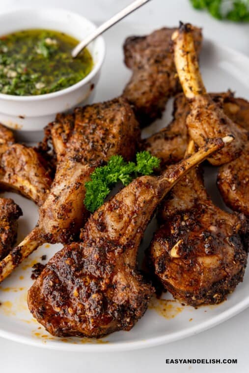 Air Fryer Lamb Chops - Easy and Delish