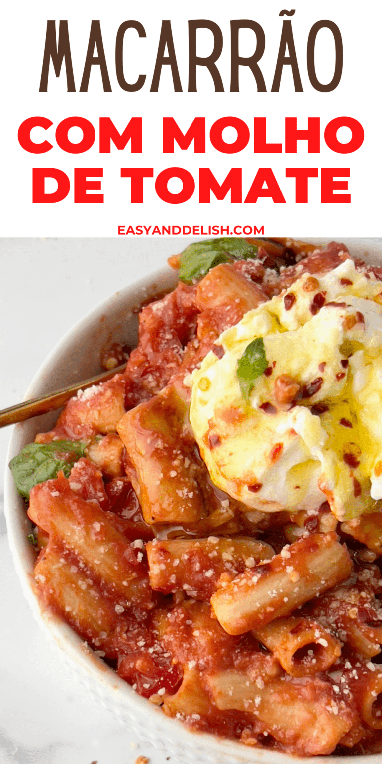 Macarr O Com Molho De Tomate Easy And Delish